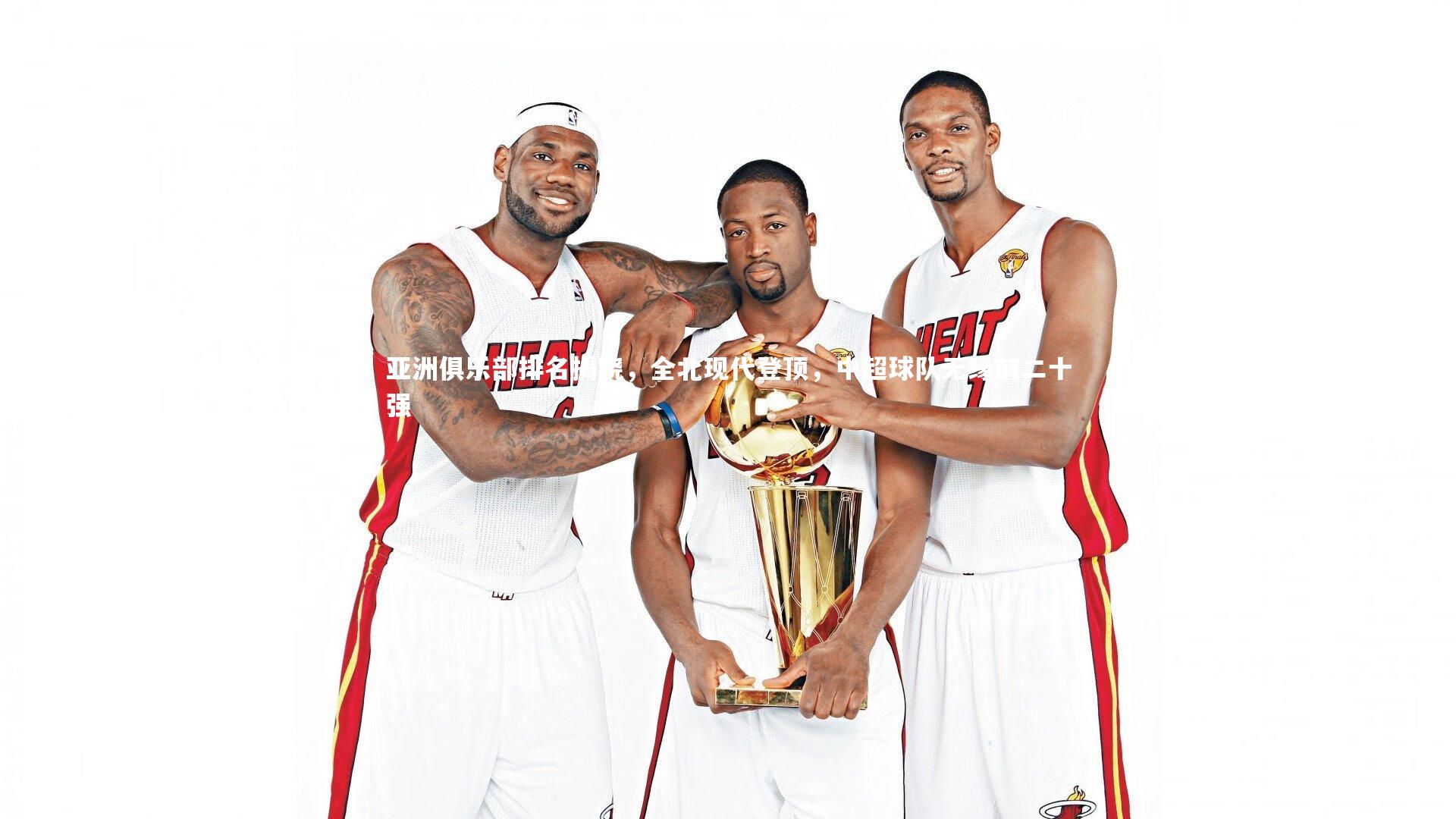 fb体育-亚洲俱乐部排名揭晓，全北现代登顶，中超球队无缘前二十强